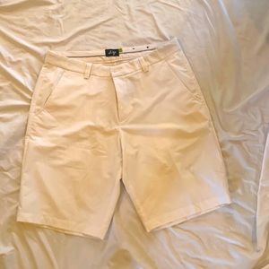 NWOT Sligo Golf Shorts White Size 34 Polyester Blend Stretchy